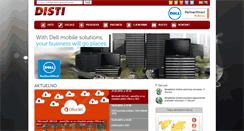 Desktop Screenshot of disti.ba