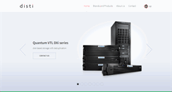 Desktop Screenshot of disti.cz